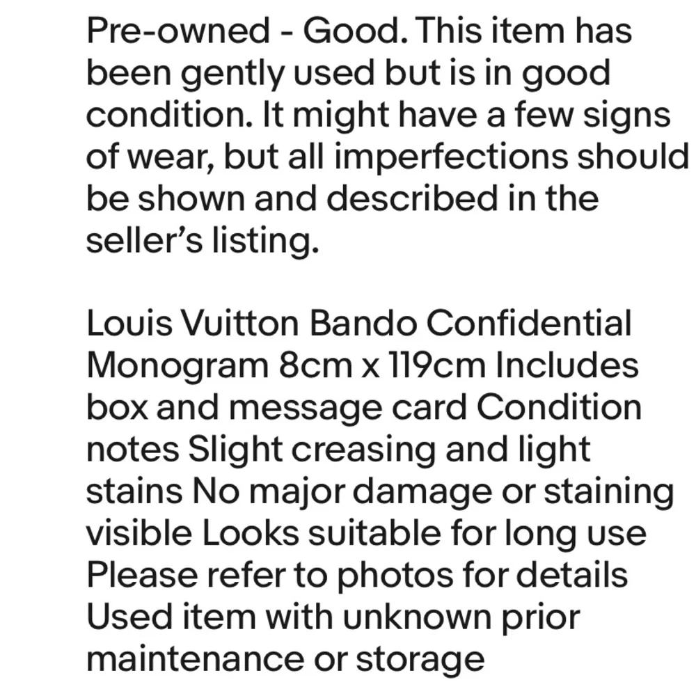 Louis Vuitton Monogram Black and White Scarf - Picture 13 of 13